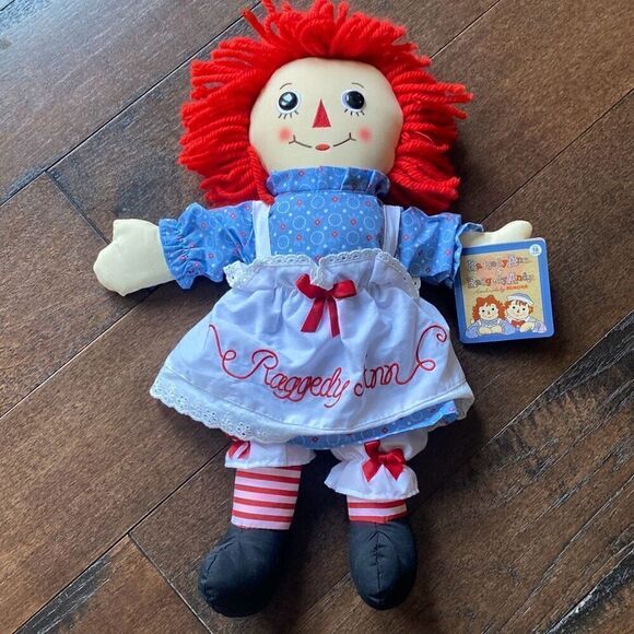 NWT Raggedy Ann doll by aurora 2012 12” classic doll baby doll rag doll - Picture 1 of 8